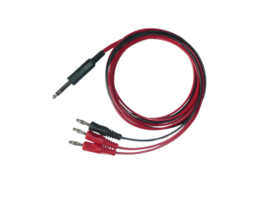 Carlton Facial Galvanic Lead (1/4" Jack 2 x Red & Black)